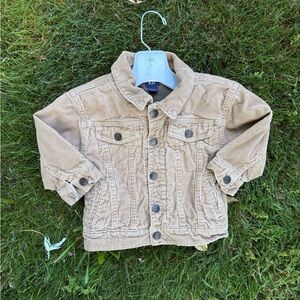 Vintage Y2K Beige Gap Corduroy Jacket Size 18-24 Months Baby Boy Girl